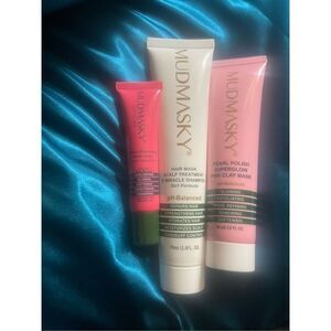 Mudmasky hair, mask, blush bundle